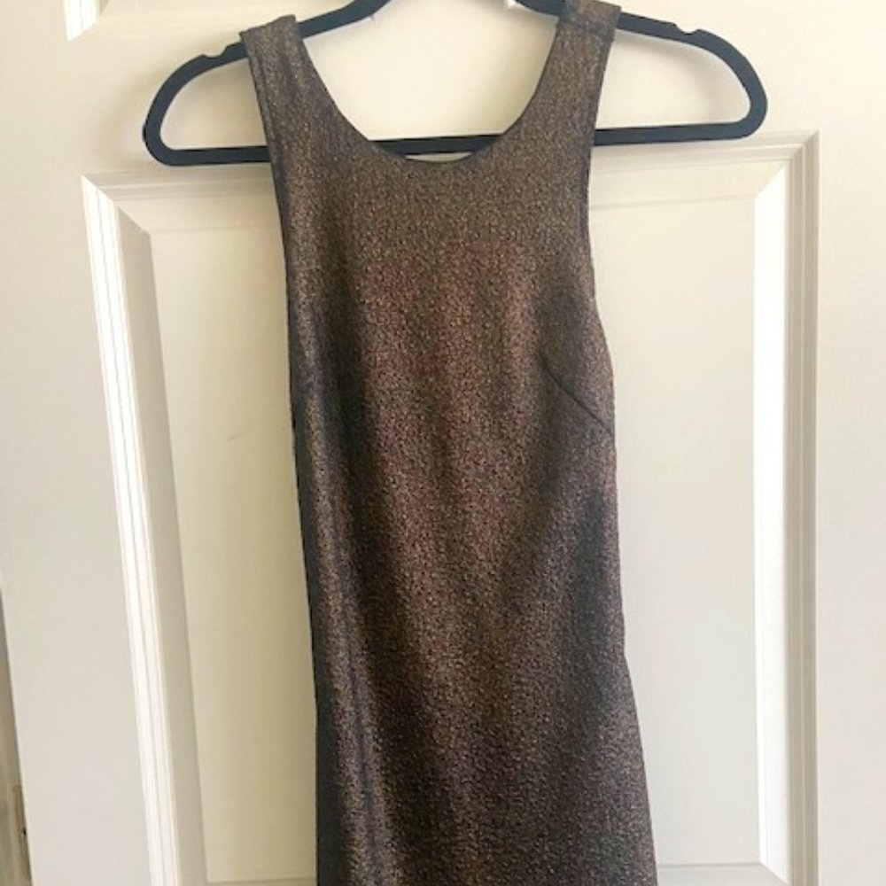 Gold BodyCon Dress - Size Small